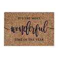 thumbnail image 1 of TIELUTT Christmas Doormat Front Door Decoration Christmas Decoration Ladder Throw Blanket Soft Small Rug Nautical Throw Blanket Large Knit Throw Blankets Decorative Throws for Couch, 1 of 4
