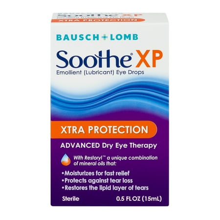 Soothe XP Emollient (Lubricant) Eye Drops (Best Lubricating Eye Drops For Contacts)