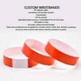 thumbnail image 2 of Pulseras desechables para eventos ANGGREK 100 hojas Colores surtidos PP, 2 of 7