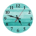 thumbnail image 3 of Style Wall Clock For Living Room Bedroom 24 Hour Display Modern Density Board Hanging Clock With Design, 3 of 5