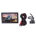 thumbnail image 2 of Backup Camera Monitor, Low Power Consumption 5in Easy Installation Rear View System High Definition  for Trailer for RV 4LED Light Camera, 2 of 7