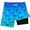 Blue, variant on REDARER Boys Gradient Tree Print Swim Trunks Drawstring Waist Built In Compression Liner Summer Beach Board Shorts,14-16 Years
