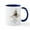 White/Navy Inside, variant on CafePress - Adams Mug - 11 oz Ceramic Mug - Novelty Coffee Tea Cup