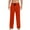Orange, variant on Mens Pajama Pants Baggy Lounge Pj Bottoms for Men, Lightweight Sleep Pants with Pockets & Drawstring