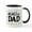 White/Black Inside, variant on CafePress - Beagle Dad - 11 oz Ceramic Mug - Novelty Coffee Tea Cup