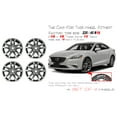 thumbnail image 2 of 19" Set of 4 New 19x7.5" Automotive Rim Wheels for Mazda 6 2014 - 2017 Dark Hyper Silver OEM Design Replacement, 2 of 6