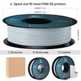 thumbnail image 4 of GEEETECH Marble PLA 3D Printer Filament 1.75mm Toughness Enhanced, Dimensional Accuracy +/-0.03mm, 1kg (2.2lbs) , 1080 Feet （330m）per Roll, Vacuum Packaging, Fit for Most 3D FDM Printer, 4 of 7