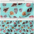 thumbnail image 2 of Soimoi Cotton Voile Fabric Colorful Shells Ocean Print Fabric by Yard 42 Inch Wide, 2 of 7