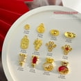 thumbnail image 5 of 5 Pcs New Year Nails Chinese Knot Nail Rhinestones Nails Art 5 Pcs Goldfish Nail Rhinestones Nails Art Fortune Ingot Nails 5 Pcs New Year Coin Nails Art Nails Chinese Knot Nail Rhinestones, 5 of 10