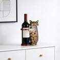 thumbnail image 2 of Cat Wine Holder Mesh Iron Creative Cat Hugging Wine Rack for Dining Table Bar Decoration Practical Gift for Cat Lovers, 2 of 7