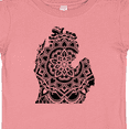 thumbnail image 4 of Inktastic Michigan Silhouette Mandala Boys or Girls Baby T-Shirt, 4 of 5
