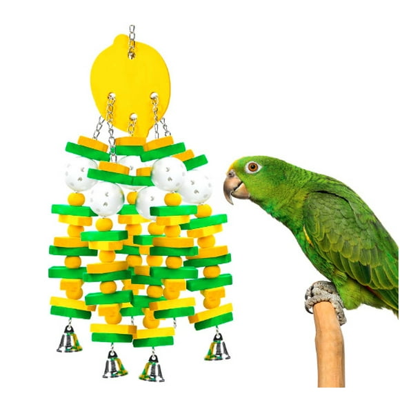 KAKOWELY small parrot toys Parrot Chew Toy For Sun Conures Cockatiels And Parakeets Colorful Bird Foraging Toy Parakeet Plaything For Foraging Climbing And Chewing