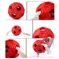 thumbnail image 3 of Greeniant Juguete Molar para mascotas, limpieza de de animales, pelota de ejercicio para masticar, juguetes para interiores y exteriores, cuerda, Suministros para perros Greeniant PT003812-00B, 3 of 6