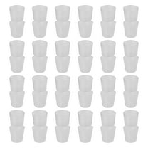 ROMANSENTIAL 50 Set Plastic Nursery Pots for Seedling Cultivation Square 1.97X1.97X1.38in