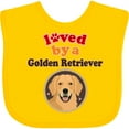 thumbnail image 3 of Inktastic Golden Retriever Dog Lover Boys or Girls Baby Bib, 3 of 4