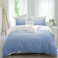 thumbnail image 2 of Blue Ombre Bedding 3 Piece Duvet Cover Set Full Size, Modern Minimalist Gradient Aesthetic Soft Microfiber Comforter Cover with Zipper Closure & Pillowcases, Wrinkle & FadeResistant Quilt Cover, 2 of 9