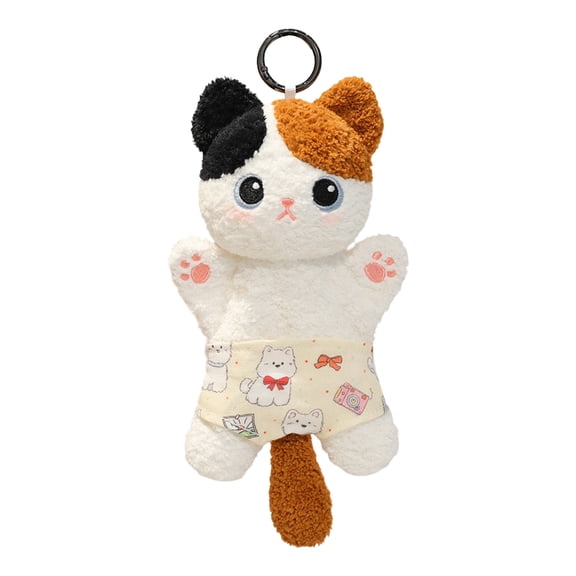Creative & Adorable Plush Toys, Featuring A Cute Naive Bean Bag Small Cat Design With No Tags, Made Of Soft Plush Material, Perfect Holiday Birthday And Companionship Gifts For