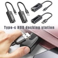 thumbnail image 2 of CNKOO Adaptateur USB C vers Ethernet Type-C 3.0 vers Réseau RJ45 100/1000Mbps Gigabit Y1R3, 2 of 7