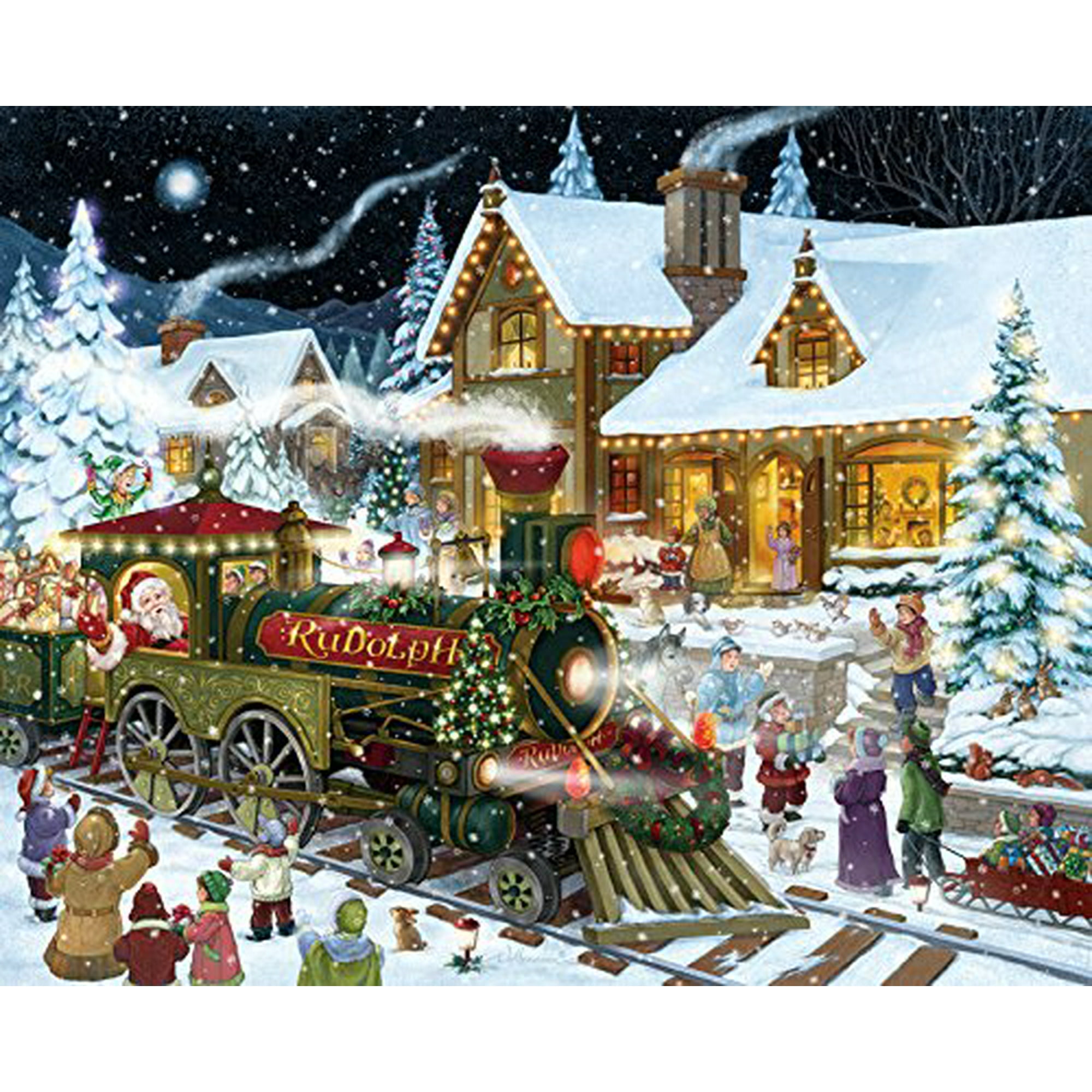 Santas Express Christmas Jigsaw Puzzle 1000 Piece Walmart Canada