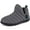 Dark Grey, variant on Men's Alpinz Puffer Bootie Slipper