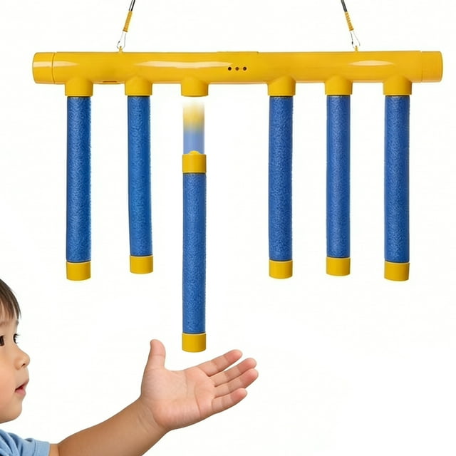 Reflex Catch Game - Adjustable Speed Catching Sticks Game, Reaction Training & Family Challenge Toy for Kids & Adults