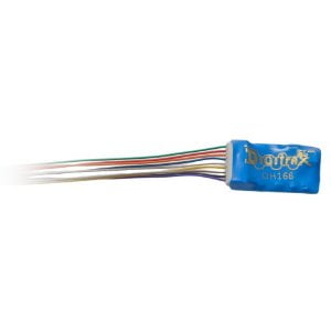 Digitrax HO DCC Decoder DH166D 1.5 Amp/2 Amp Peak 6 FX3 Function Wired Decoder or use Easy Connect Multi-Colored