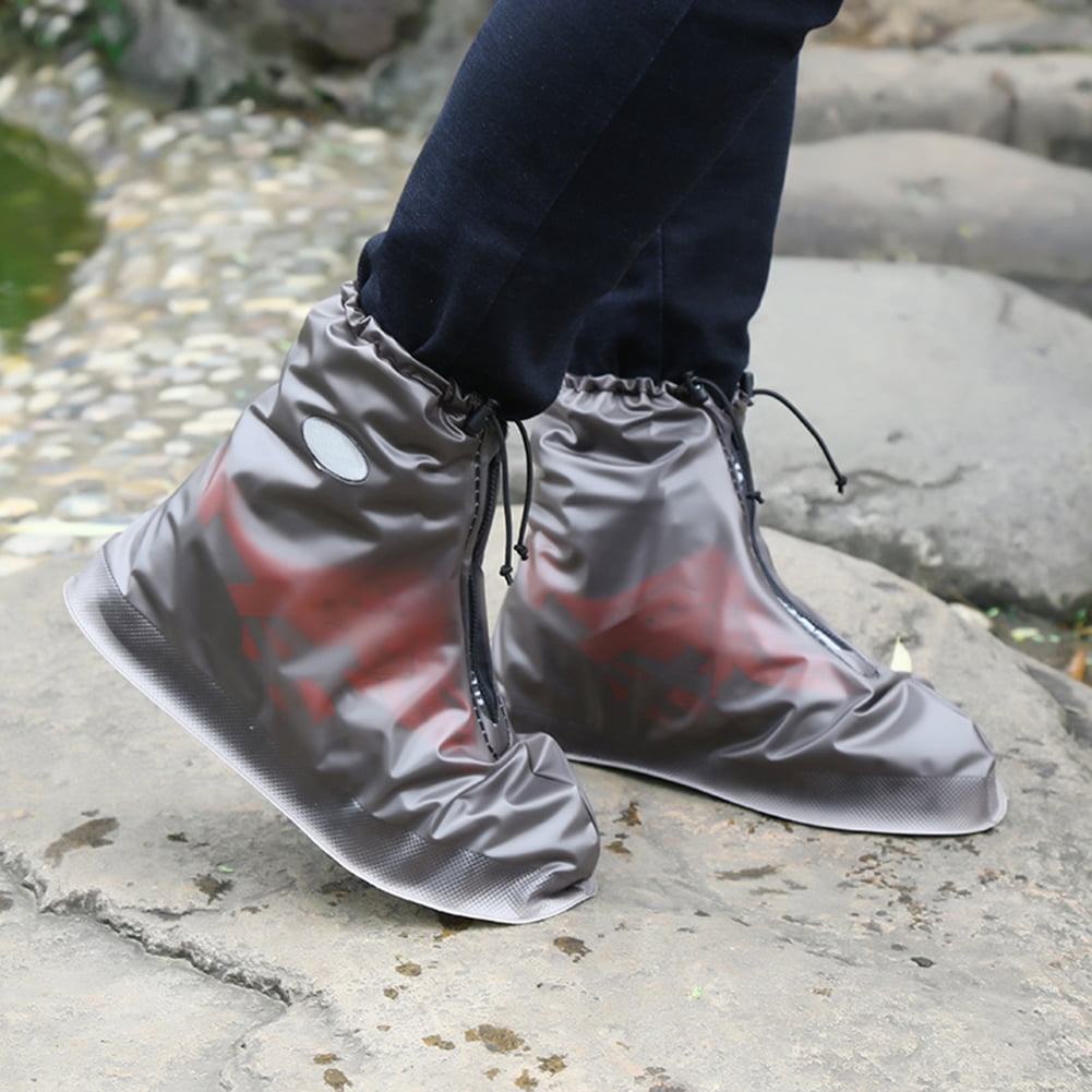 Waterproof Rain Snow Shoe Covers Anti-slip Boots Overshoes Shoes Reusable Unisex 