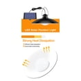 thumbnail image 3 of Solar Pendant Light Intelligent Light Control Energy Saving Outdoor Waterproof Home Garden Lighting (A type one pack one lamp remote control white light), 3 of 9