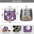 thumbnail image 2 of Yayeee Ashtray with Lid for Cigarette Smokeless Stainless Steel Home Ash Holder, Halloween Black Cat, 2 of 7