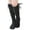 Black, variant on REDARER Girls' Knee-High Socks - Mesh Bow, Medium Height Stockings for School