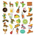 thumbnail image 2 of 30PCS Luggage Sticker Cute Mexican Style Waterproof Graffiti Sticker Car Sticker, 2 of 5