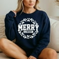 thumbnail image 4 of Merry And Bright Moody And Uptight Christmas Couple Matching – T-Shirt, Hoodie & Sweatshirt – Christmas Theme – Couples, 4 of 6