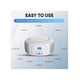 thumbnail image 5 of Reproductor de CD Philips portátil con Bluetooth TAZ4300 blanco, 5 of 8