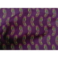 thumbnail image 4 of oneOone Cotton Cambric Wine Fabric Leaves & Paisley Block Sewing Fabric By The Yard Printed Diy Clothing Sewing Supplies 56 Inch Wide, 4 of 4