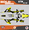 Yellow, variant on Kalair GFX Graphics Kit for Ktm SX65 (2016-2023) Bold Series