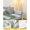 thumbnail image 4 of Sage Green Ombre Sofa Couch Cushion Covers Washable, Removable Stretchable Sectional Couch Covers, Farmhouse Stripes Modern Art Slipcovers for L & T Shape Sofa Furniture Protector S Size 1 pc, 4 of 7