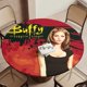 thumbnail image 5 of Buffy, la cazavampiros-theme Fitted Round Tablecloths Elastic Edged Table Covers Waterproof Table Cloth for Kitchen Holiday Party Tables Decor 120cm, 5 of 6