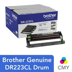 Brother Genuine Drum Unit, DR223CL, Yields Up to 18,000 Pages, Color