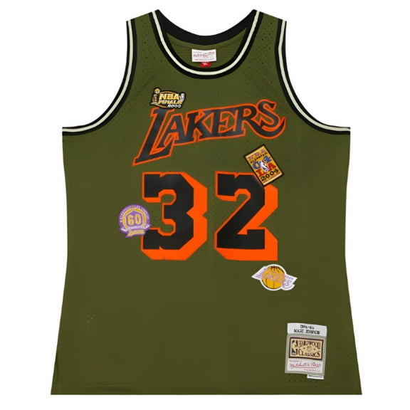 Mitchell  Ness La Lakers Magic Johnson #32 1984-85 Flight Collection Swingman Jersey