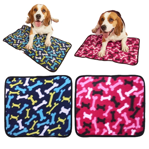 2 paquetes de mantas para perros, manta suave y cálida de lana de Coral para gatos, manta para mascotas para gatos, cachorros, perros pequeños, medianos y grandes, almohadillas para jaulas para perros