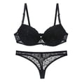 thumbnail image 4 of Bra and Knickers Sets Women Comfortable Bra and Panty Set 2 Piece Underwear Set Sleep Bra and Brief Set Push up Bra Set Non-wired Bra Set Supportive Bra Set Women's Two Piece Underwear, 4 of 5