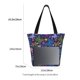 thumbnail image 3 of Disketp Colorful Butterflies for Women’s Casual Shoulder Tote Bag Cross-body Handbags for Shopping, Travel and Daily Use, 3 of 6