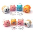 thumbnail image 4 of Timbres en Plastique Ours Rose Animaux de Dessin Animé, 4 of 5