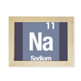 thumbnail image 1 of Na Sodium Checal Element Science Desktop Photo Frame Picture Art Decoration Painting 6x8 inch, 1 of 3