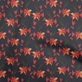 thumbnail image 1 of oneOone Rayon Red Fabric Floral Retro Sewing Material Print Fabric By The Yard 56 Inch Wide, 1 of 5