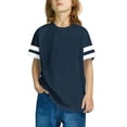 thumbnail image 4 of Rbaofujie T-Shirts Filles Manches Courtes Col Rond Bloc de Couleur Hauts d'Été Mode 2025, 4 of 8
