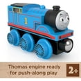 thumbnail image 5 of Thomas & Friends Wooden Railway Toy Train Thomas Push-Along Wood Engine for Toddlers & Preschool Kids Ages 2+ Years, 5 of 6