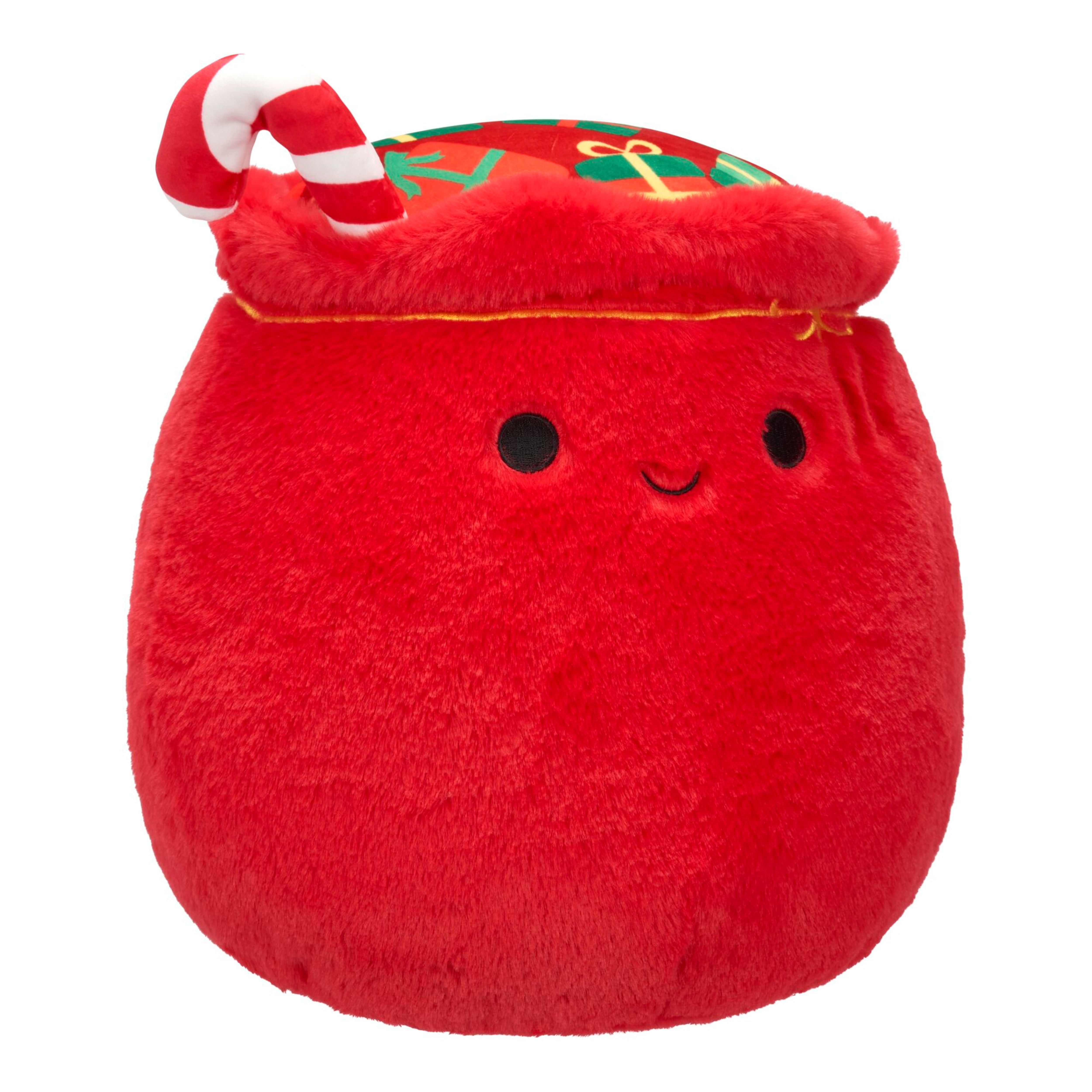 Squishmallows FuzzAMallow Official 12 inch Lowell the Red Sack of Toys - Child's Ultra Soft Stuffed Plush Toy