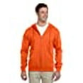 thumbnail image 3 of Jerzees Adult NuBlend Full Zip Hooded Sweatshirt, S, Safety Orange, 3 of 4
