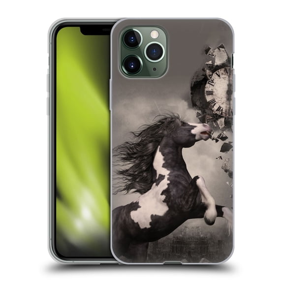 Head Case Designs Officially Licensed Simone Gatterwe Horses The Apocalypse Soft Gel Case Compatible with Apple iPhone 11 Pro